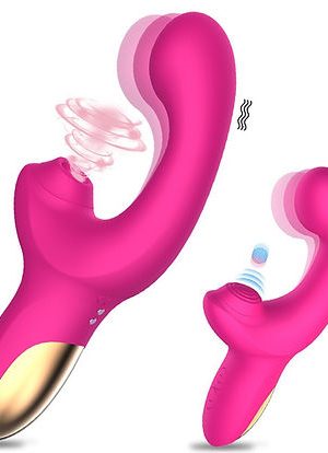 Vibrator With 10 Vibrating & Sucking Modes Clitoral Stimulator Sex Toy For Women